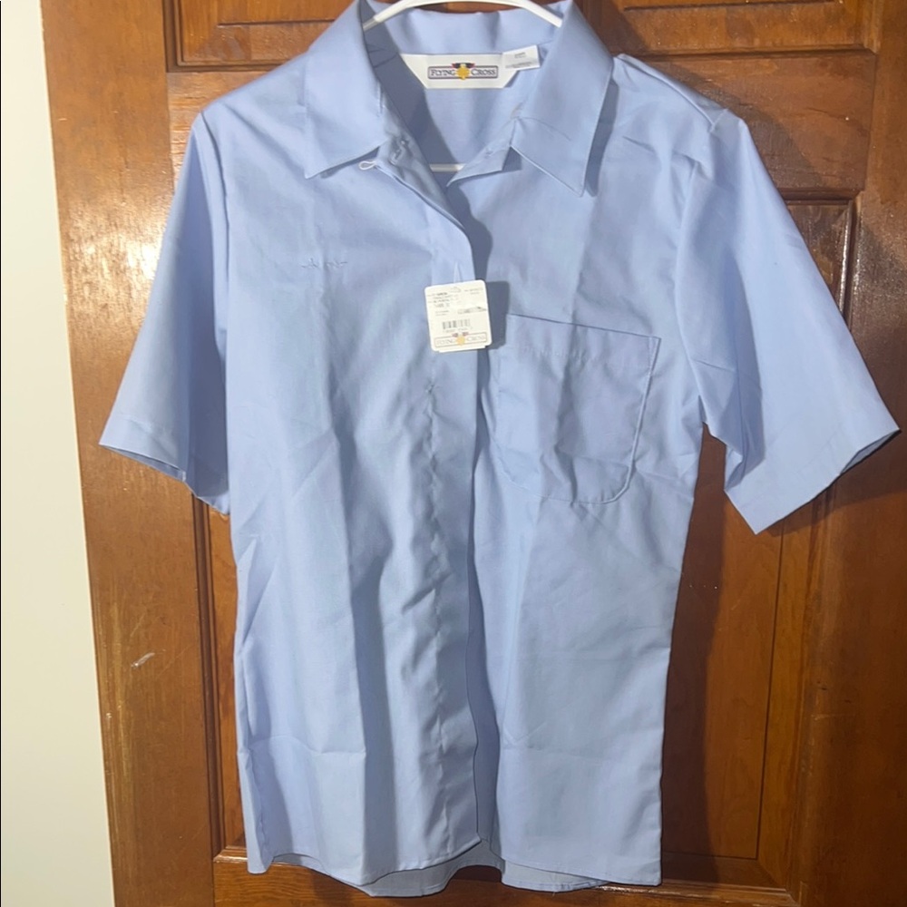 Men's Light Blue Short Sleeve Shirt
